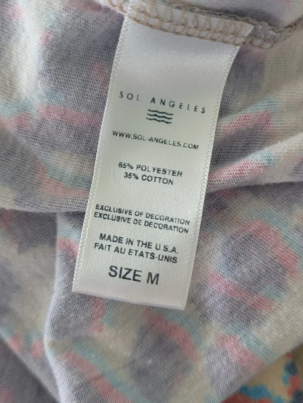 Sol Angeles x Anthropolgie Leopard Print Tee T-Shirt  Size Medium Crewneck Boho